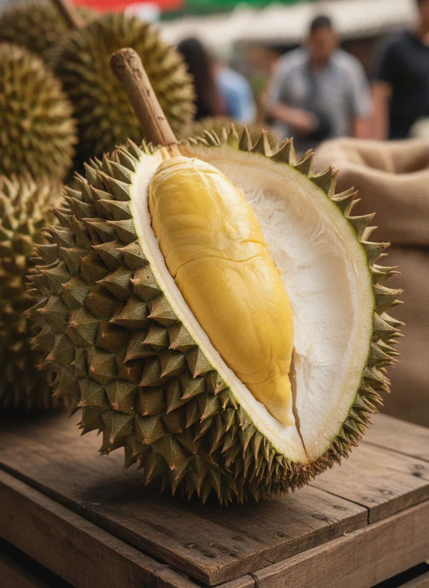 Ripe Chanthaburi Durian