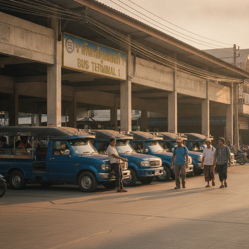 Chiang Rai Bus Terminal 1 Entrance Chiang Rai Bus Terminal 1 Entrance