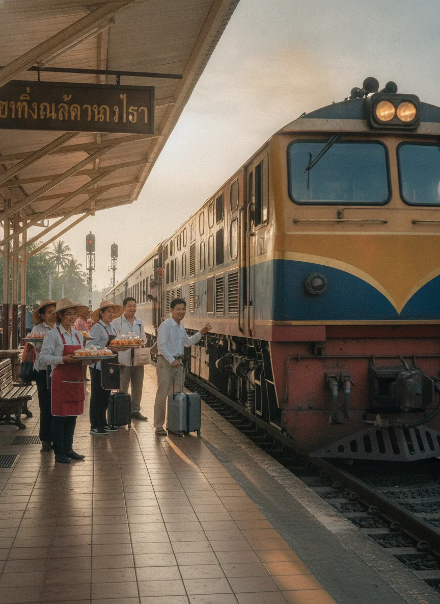 State Railway of Thailand Southern Line Train State Railway of Thailand Southern Line Train