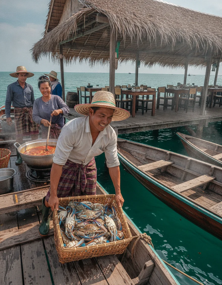 Ban Boet fishmongers and seafood preparation Ban Boet fishmongers and seafood preparation