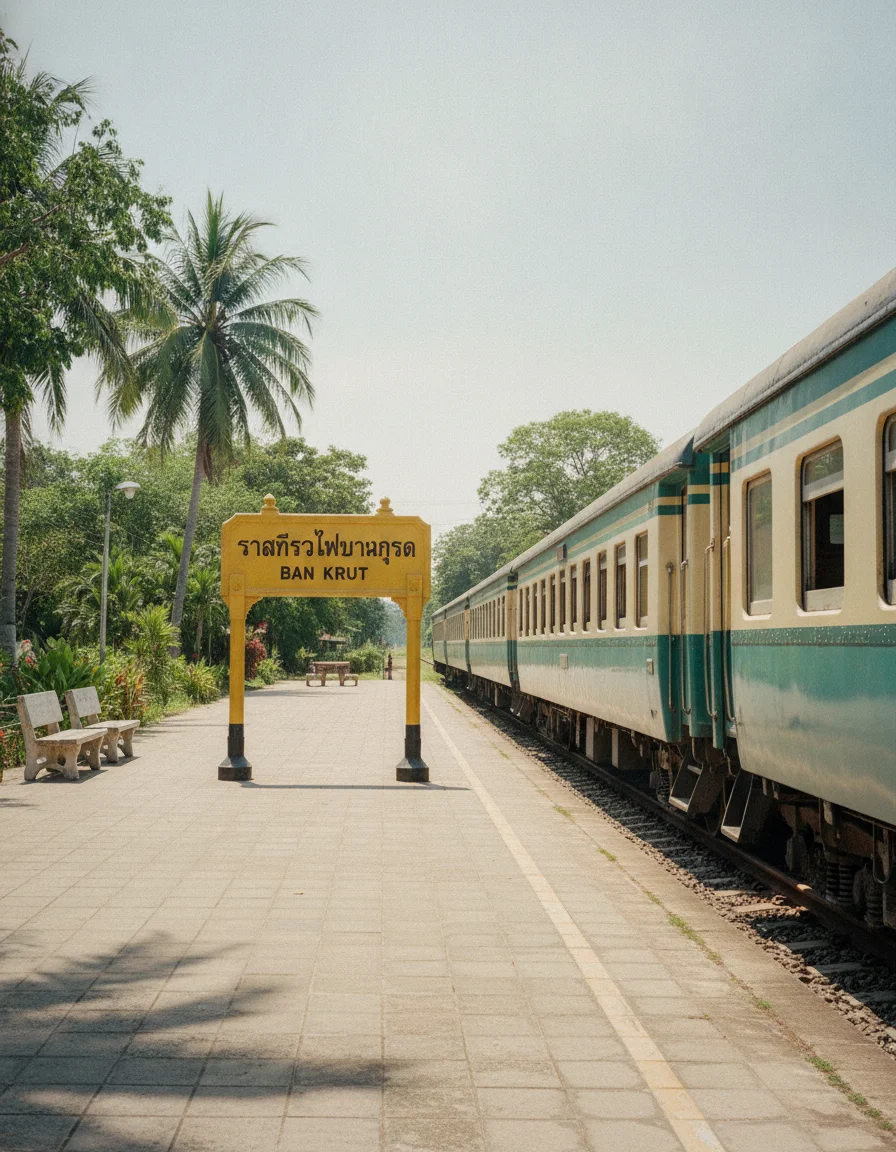 Ban Krut Railway Station Platform Ban Krut Railway Station Platform