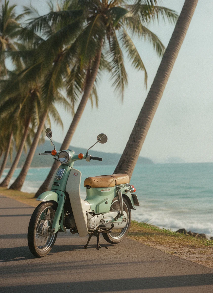 vintage-style coastal scooter vintage-style coastal scooter