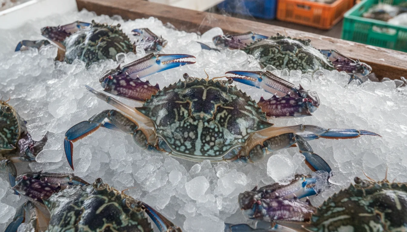 Blue Swimmer Crabs (Portunus pelagicus) Blue Swimmer Crabs (Portunus pelagicus)