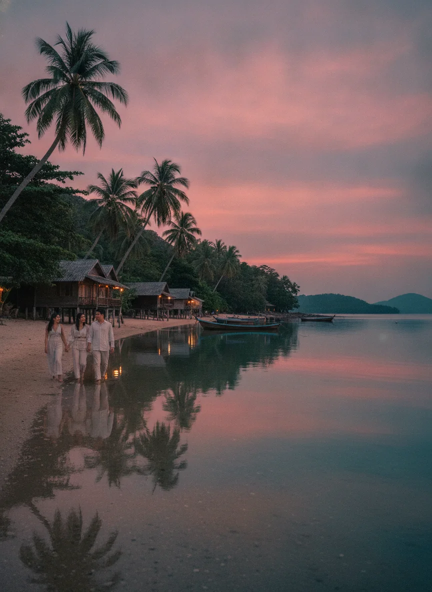 Bo Thong Lang Bay at Twilight Bo Thong Lang Bay at Twilight