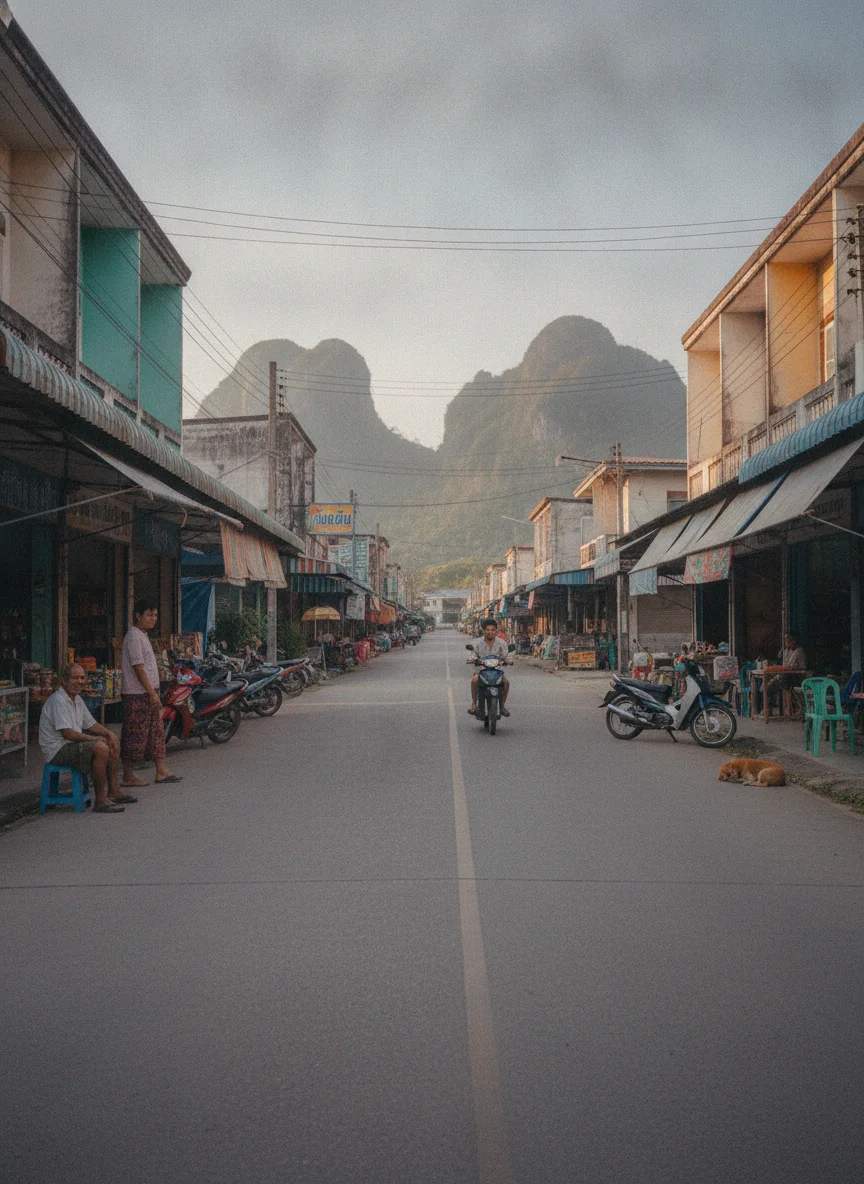 Sam Roi Yot local street scene
