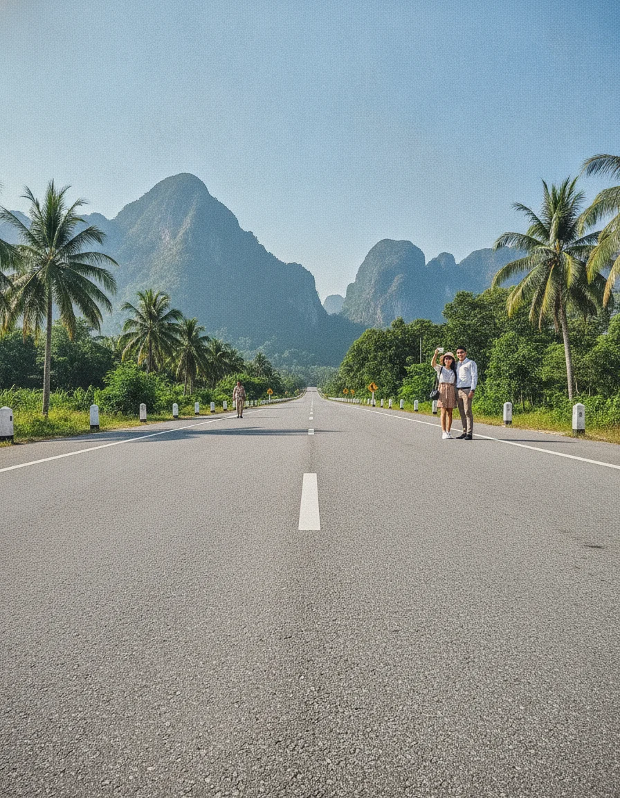 Highway 4 (Phet Kasem Road), Thailand