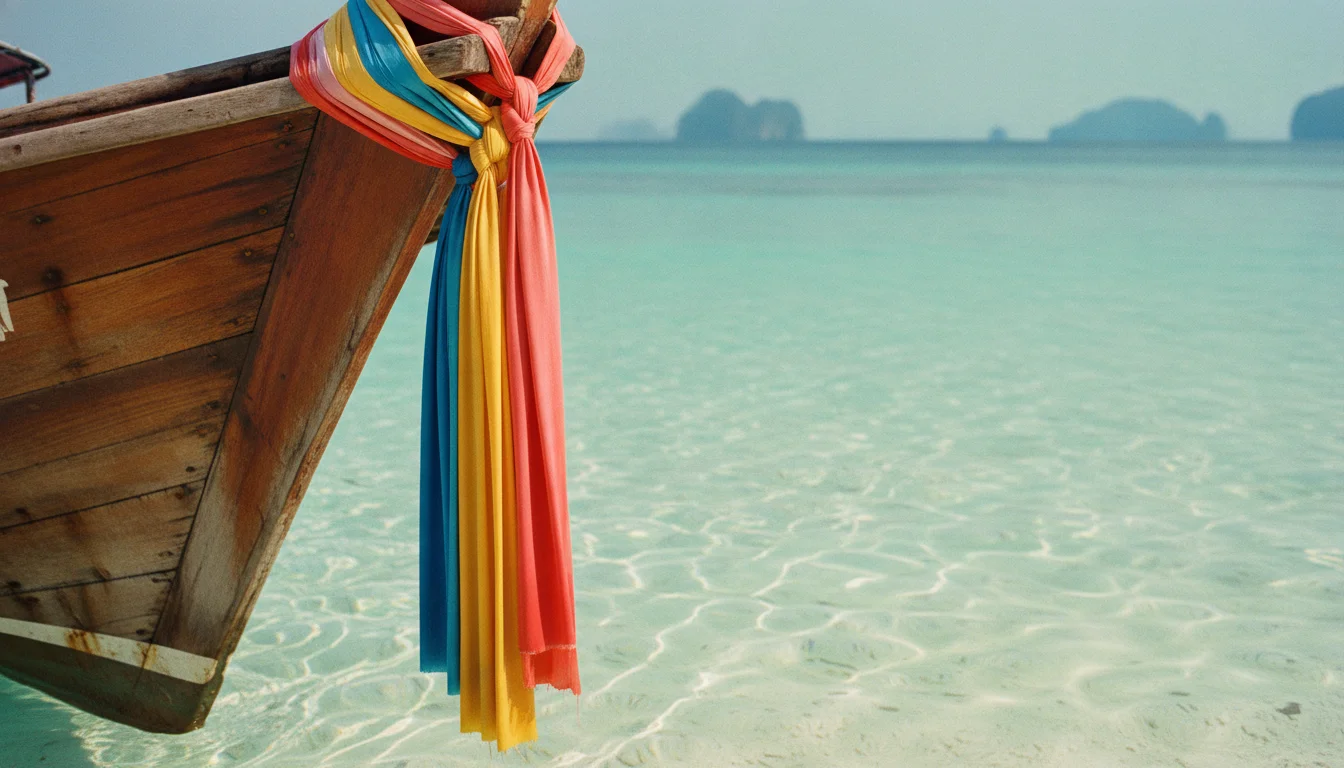 a detail shot of a landmark, local scene, food, or cultural element specific to Koh Kradan — describe what is visible