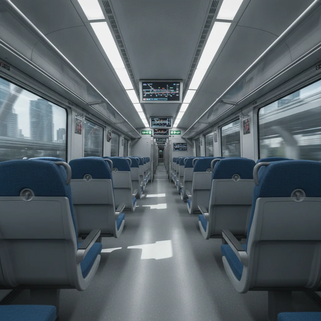 Airport Rail Link carriage interior Airport Rail Link carriage interior