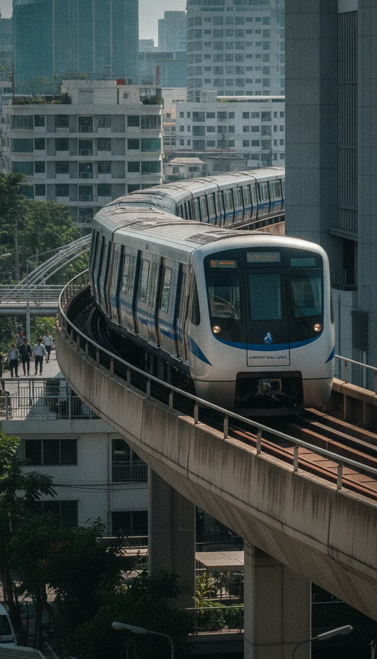 Bangkok Airport Rail Link Train Bangkok Airport Rail Link Train