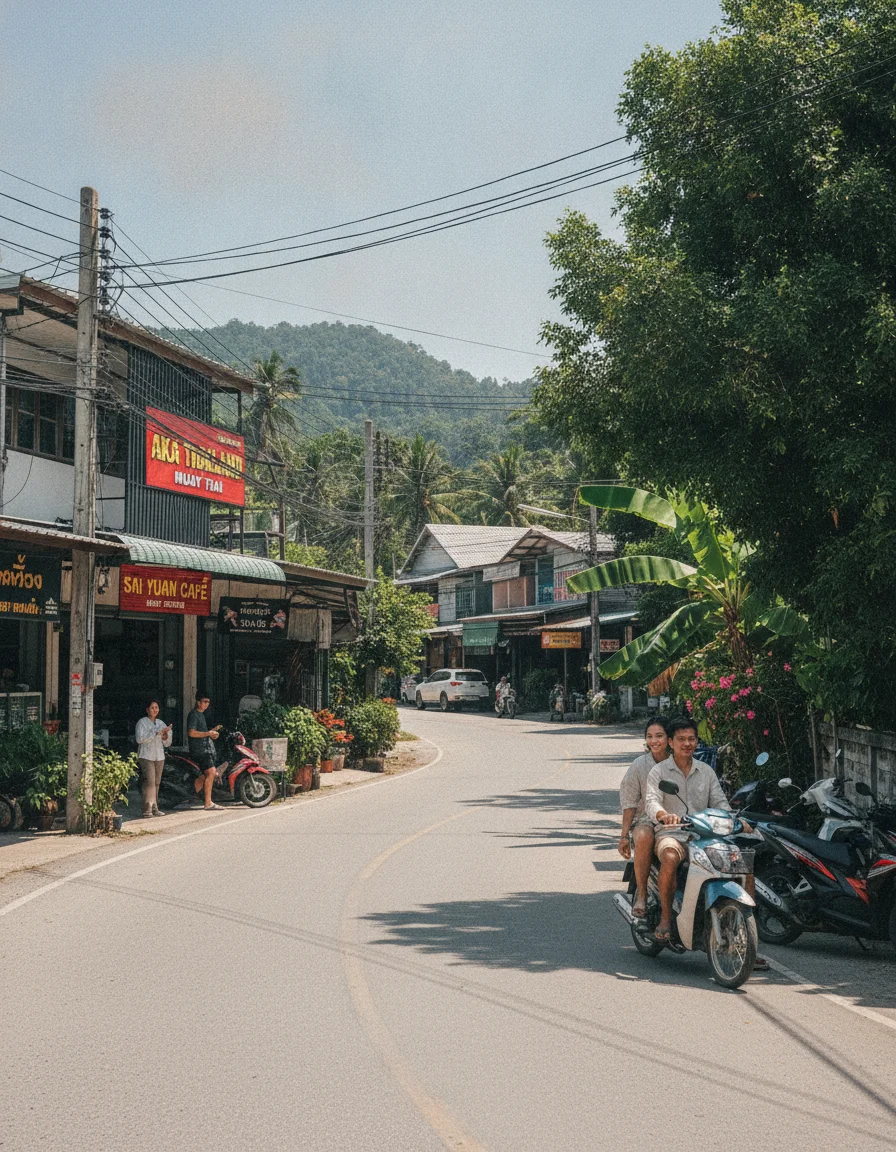 Soi Sai Yuan leading to AKA Thailand, Rawai Soi Sai Yuan leading to AKA Thailand, Rawai