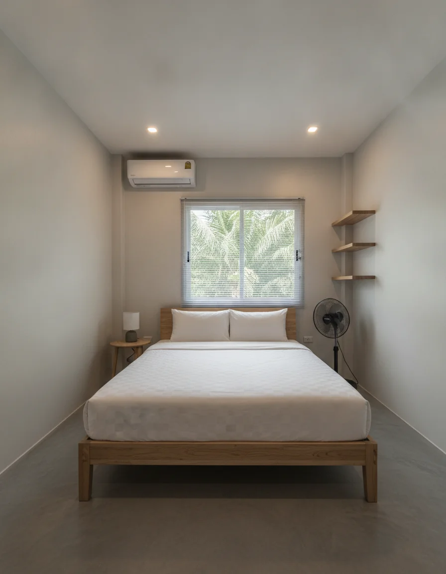 private guest room at AKA Thailand training camp private guest room at AKA Thailand training camp