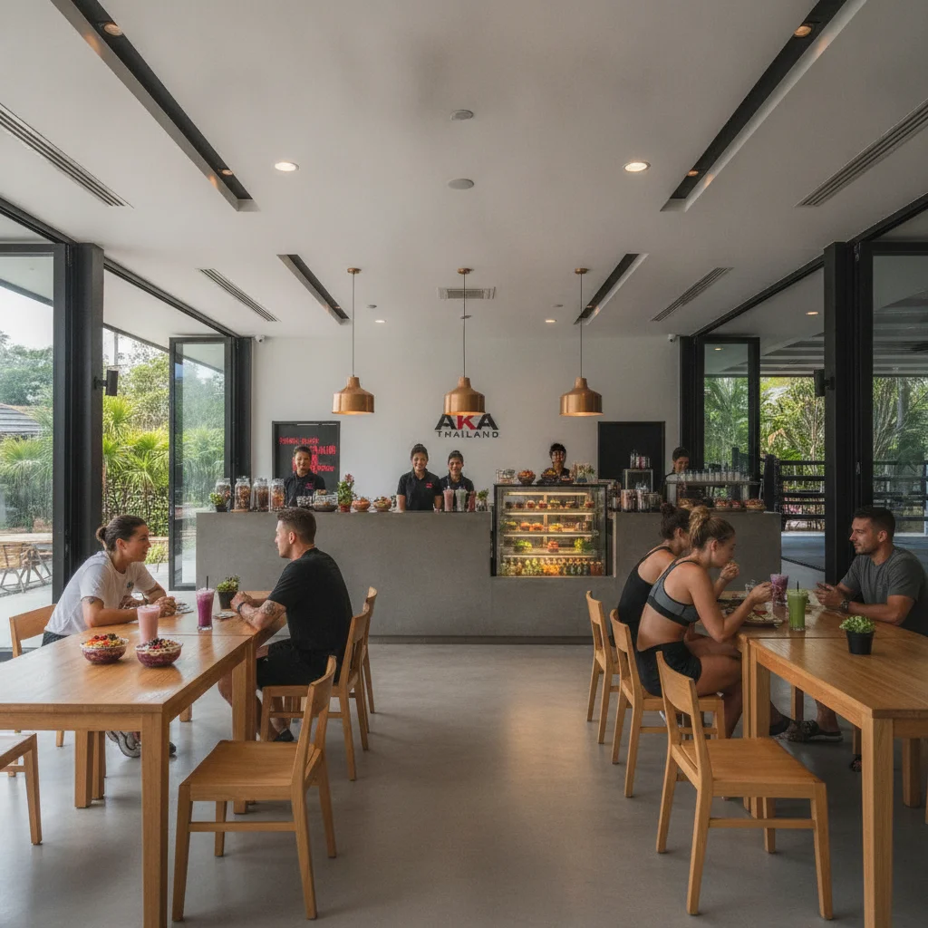 Contender Cafe at AKA Thailand Contender Cafe at AKA Thailand