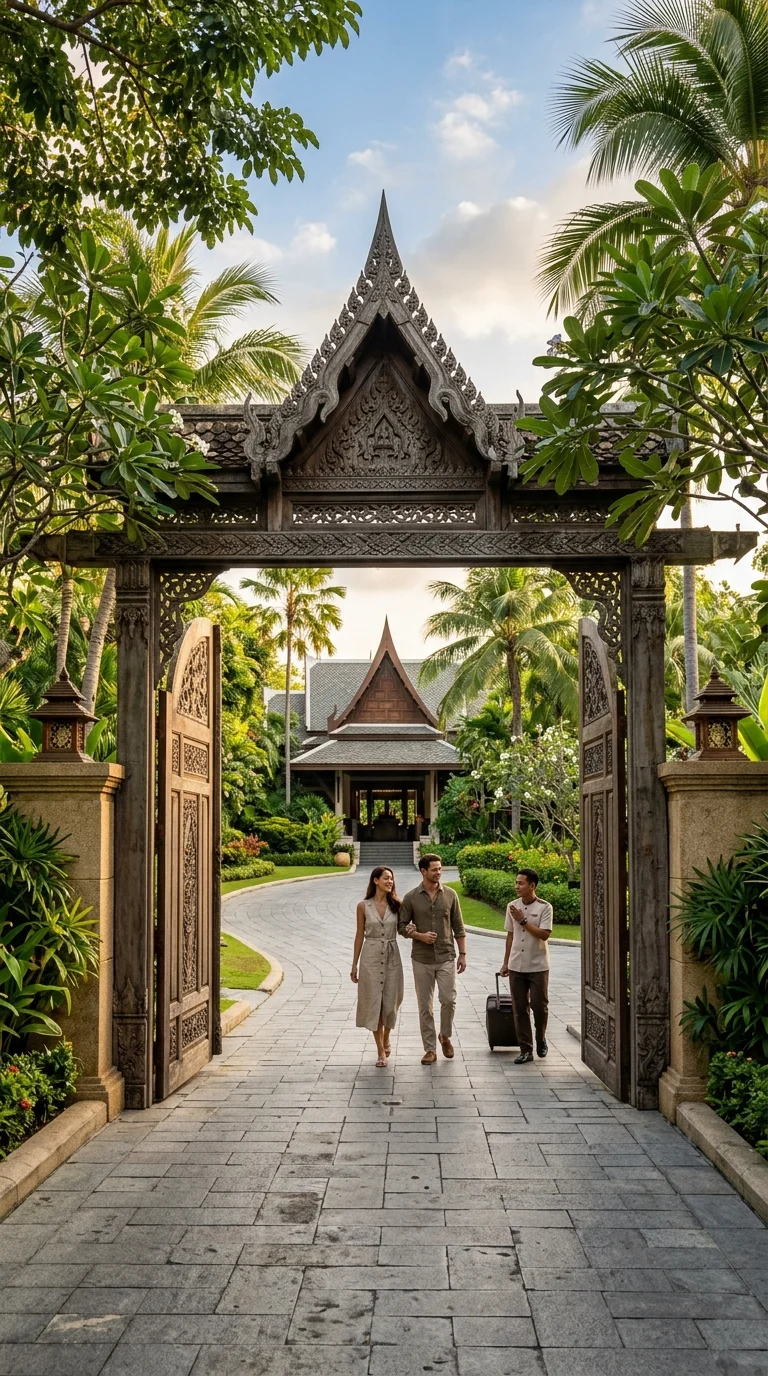 Anantara Hua Hin Resort Entrance Anantara Hua Hin Resort Entrance