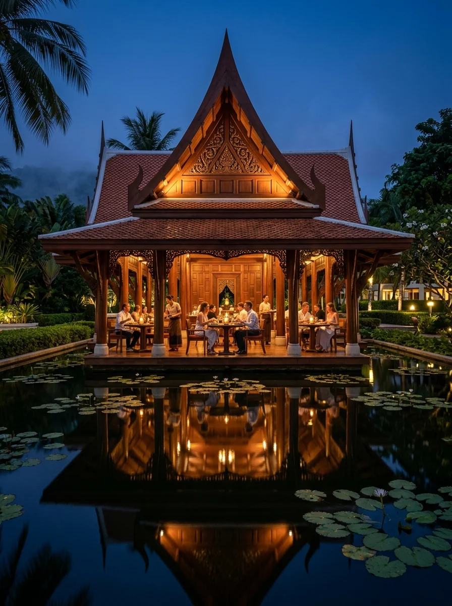 Sala Rim Nam Restaurant at Anantara Hua Hin Resort Sala Rim Nam Restaurant at Anantara Hua Hin Resort