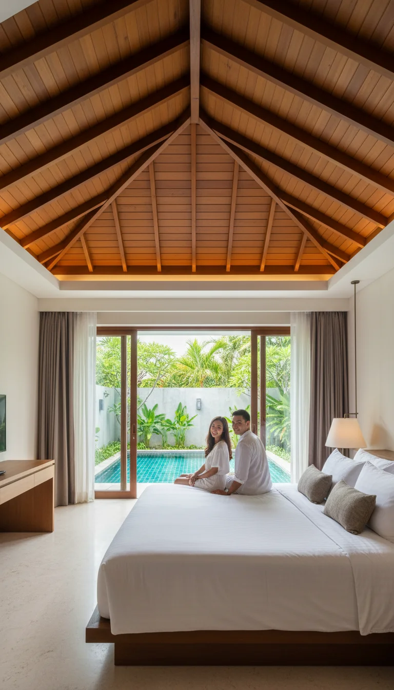 Interior of a Pool Villa at Anantara Mai Khao Phuket Interior of a Pool Villa at Anantara Mai Khao Phuket