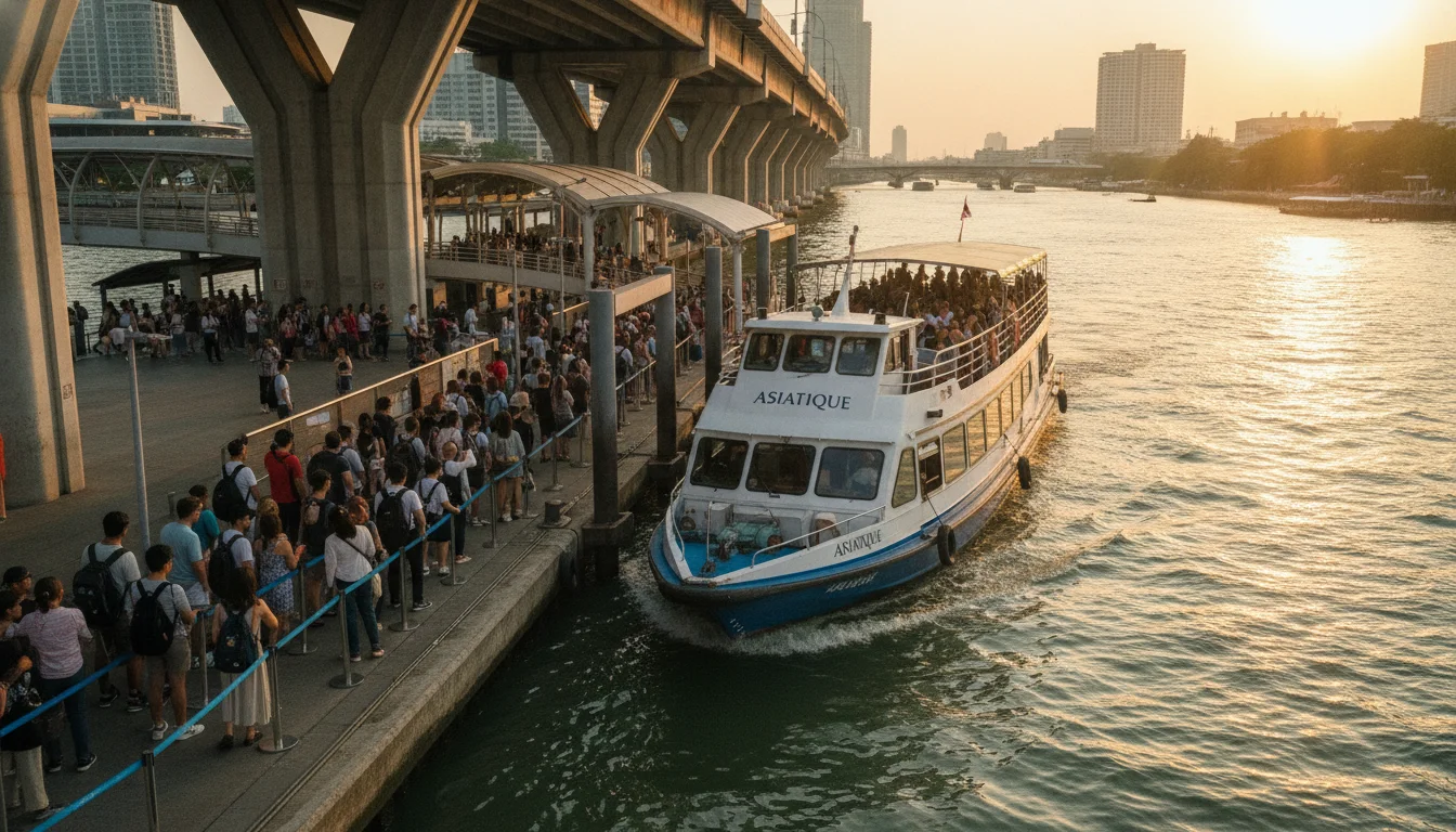 Asiatique double-deck shuttle ferry