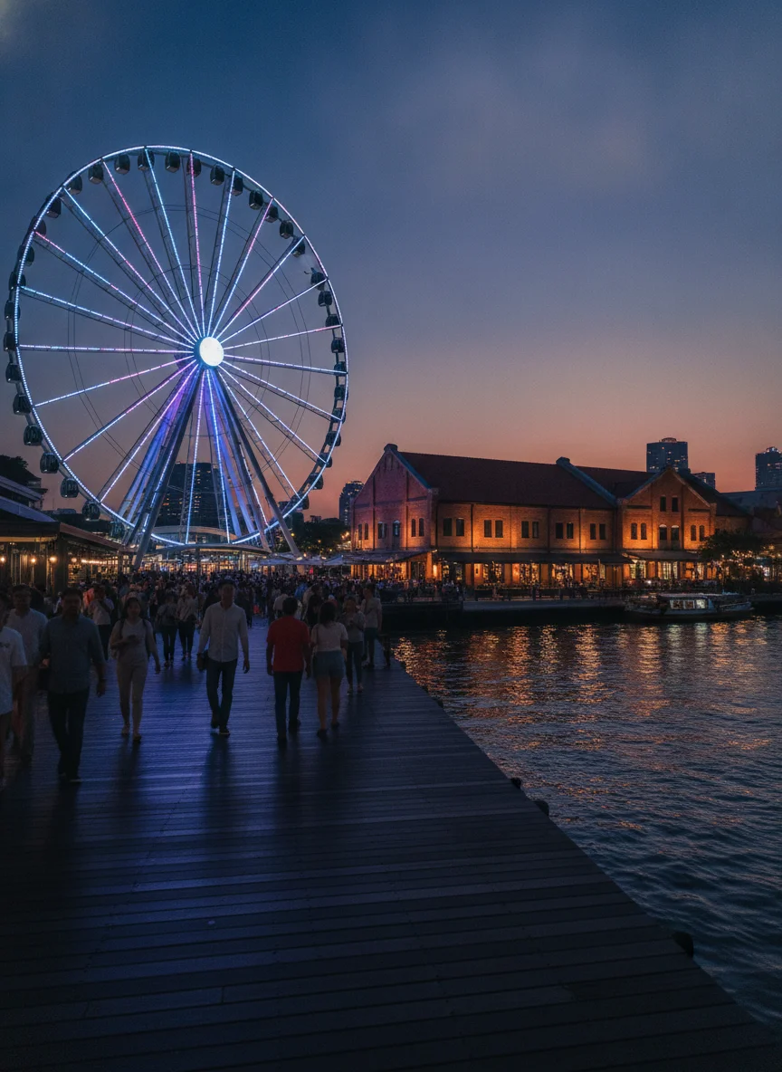 Asiatique The Riverfront and the Asiatique Sky Ferris wheel