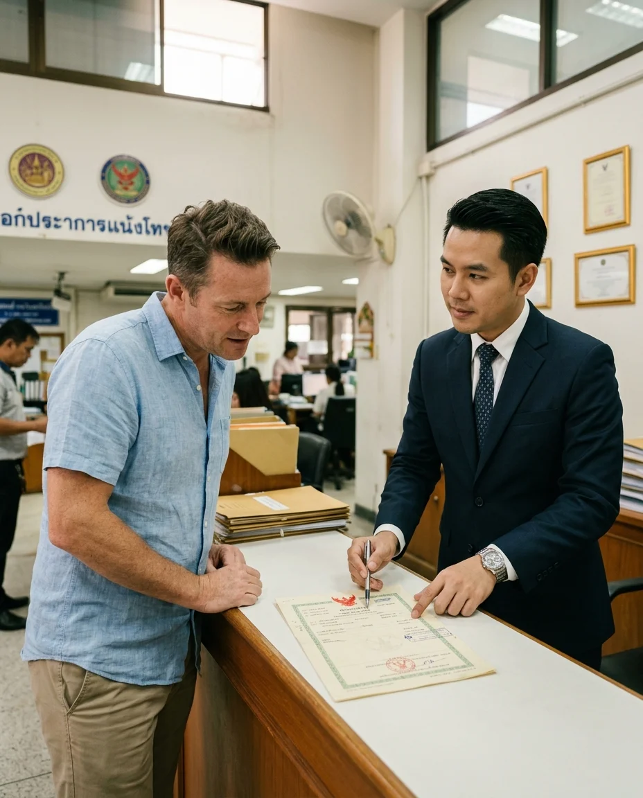 UK buyer and Thai property lawyer UK buyer and Thai property lawyer