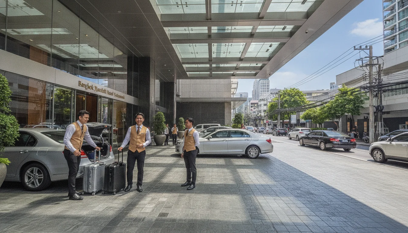 Bangkok Marriott Hotel Sukhumvit Entrance
