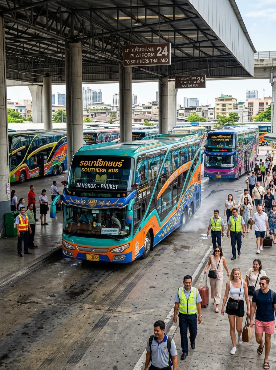 Southern Bus Terminal (Sai Tai Mai) activity Southern Bus Terminal (Sai Tai Mai) activity