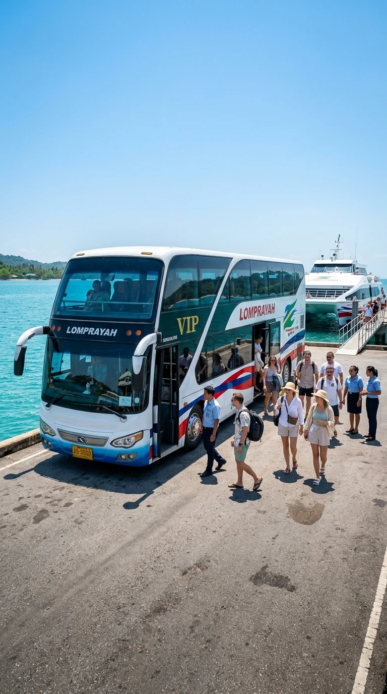 Lomprayah VIP double-decker coach Lomprayah VIP double-decker coach