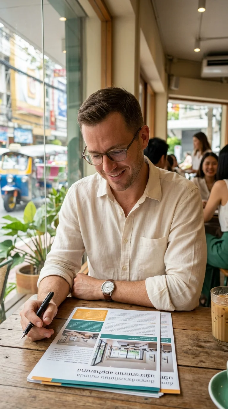 Expat male in his late 30s Expat male in his late 30s