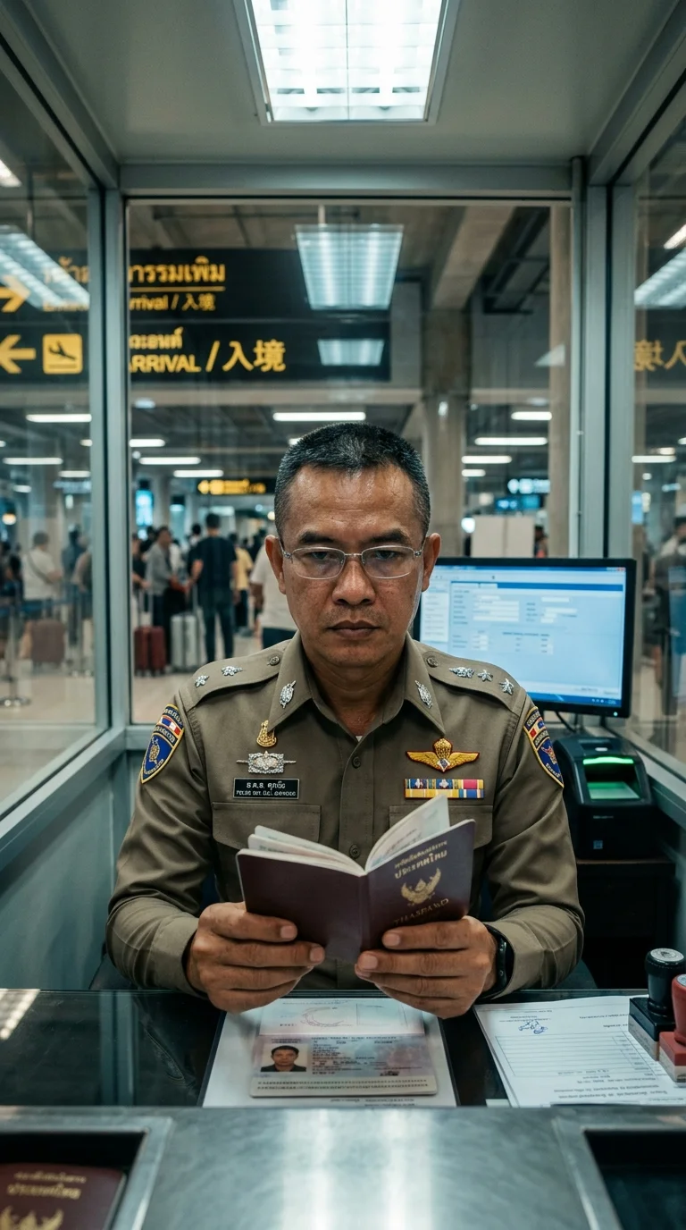 Thai immigration officer