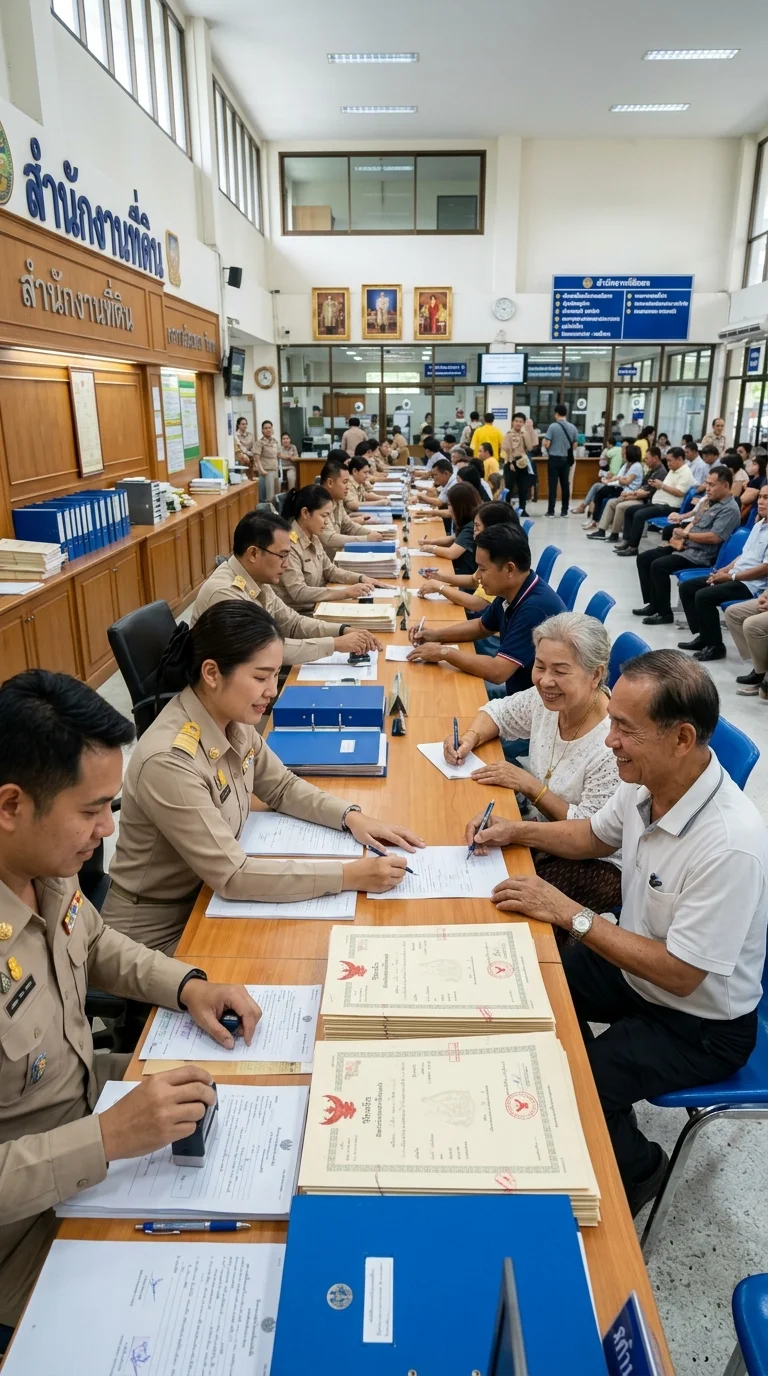 Thai Land Department service counters Thai Land Department service counters