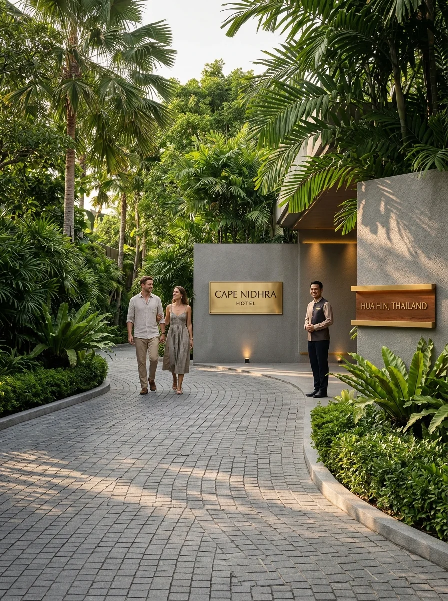 Cape Nidhra Hotel Entrance Cape Nidhra Hotel Entrance