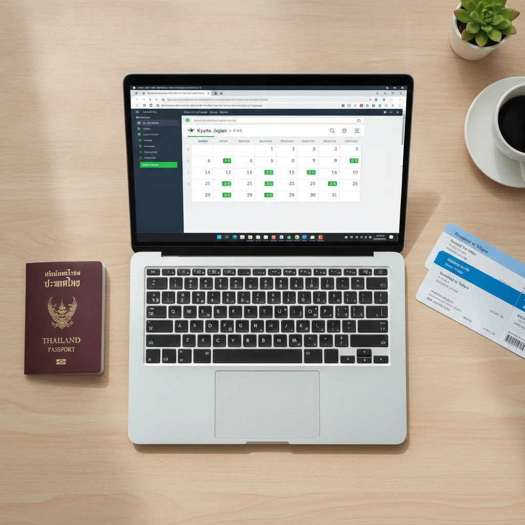 laptop screen displaying flight search laptop screen displaying flight search