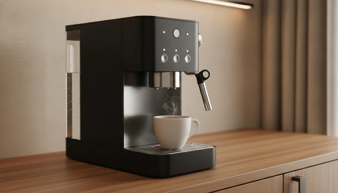 High-end designer espresso machine