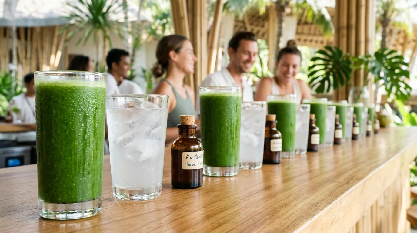 Health tonic and juice flight Health tonic and juice flight