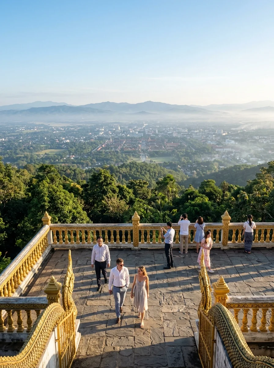 Doi Suthep Temple Outer Terrace Doi Suthep Temple Outer Terrace