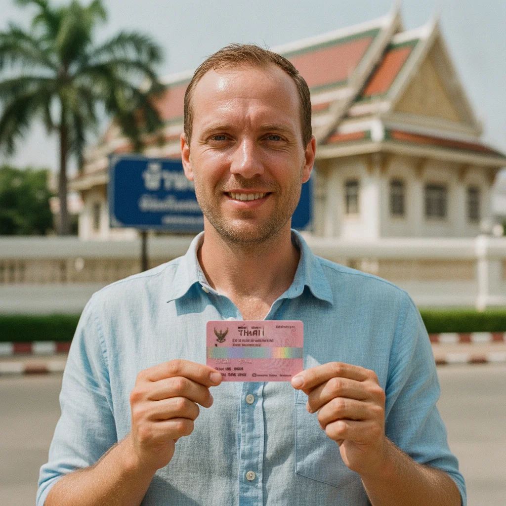Western expat with a Thai driving licence Western expat with a Thai driving licence