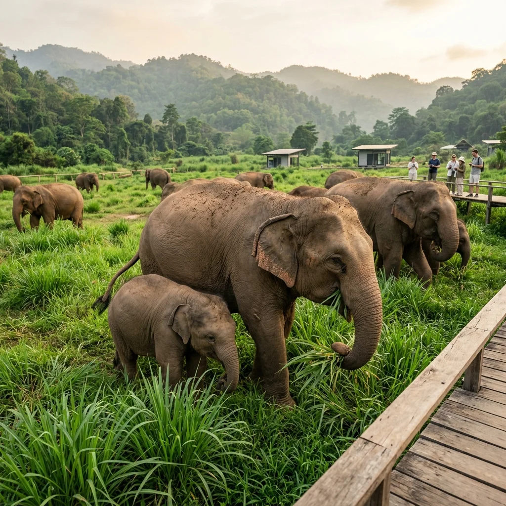 Asian elephant family Asian elephant family