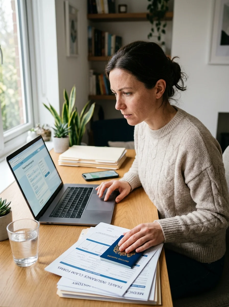 a person managing travel logistics a person managing travel logistics