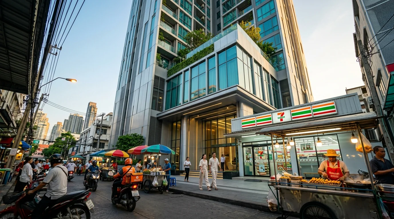 Modern Thai high-rise apartment Modern Thai high-rise apartment