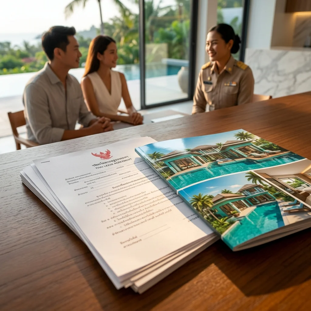 Thai lease agreement and Phuket developer brochure Thai lease agreement and Phuket developer brochure