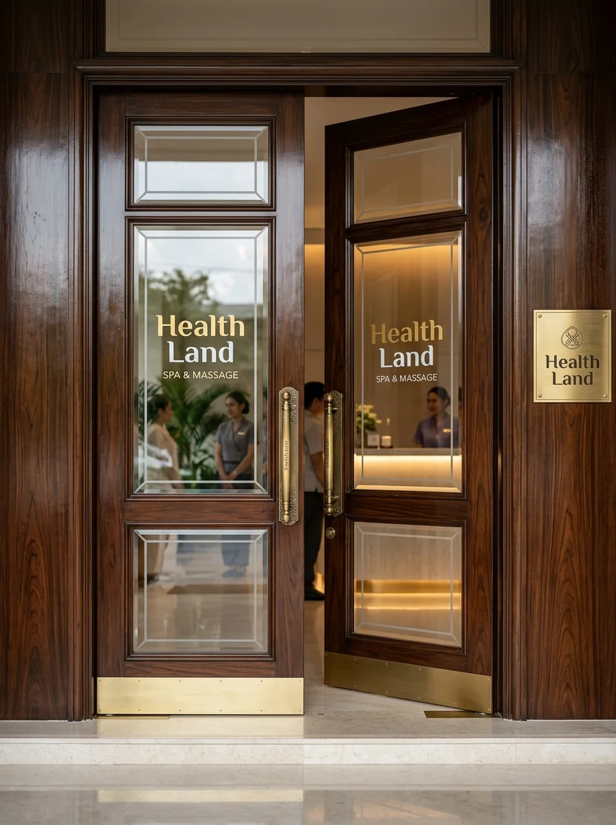 Health Land Spa & Massage Entrance