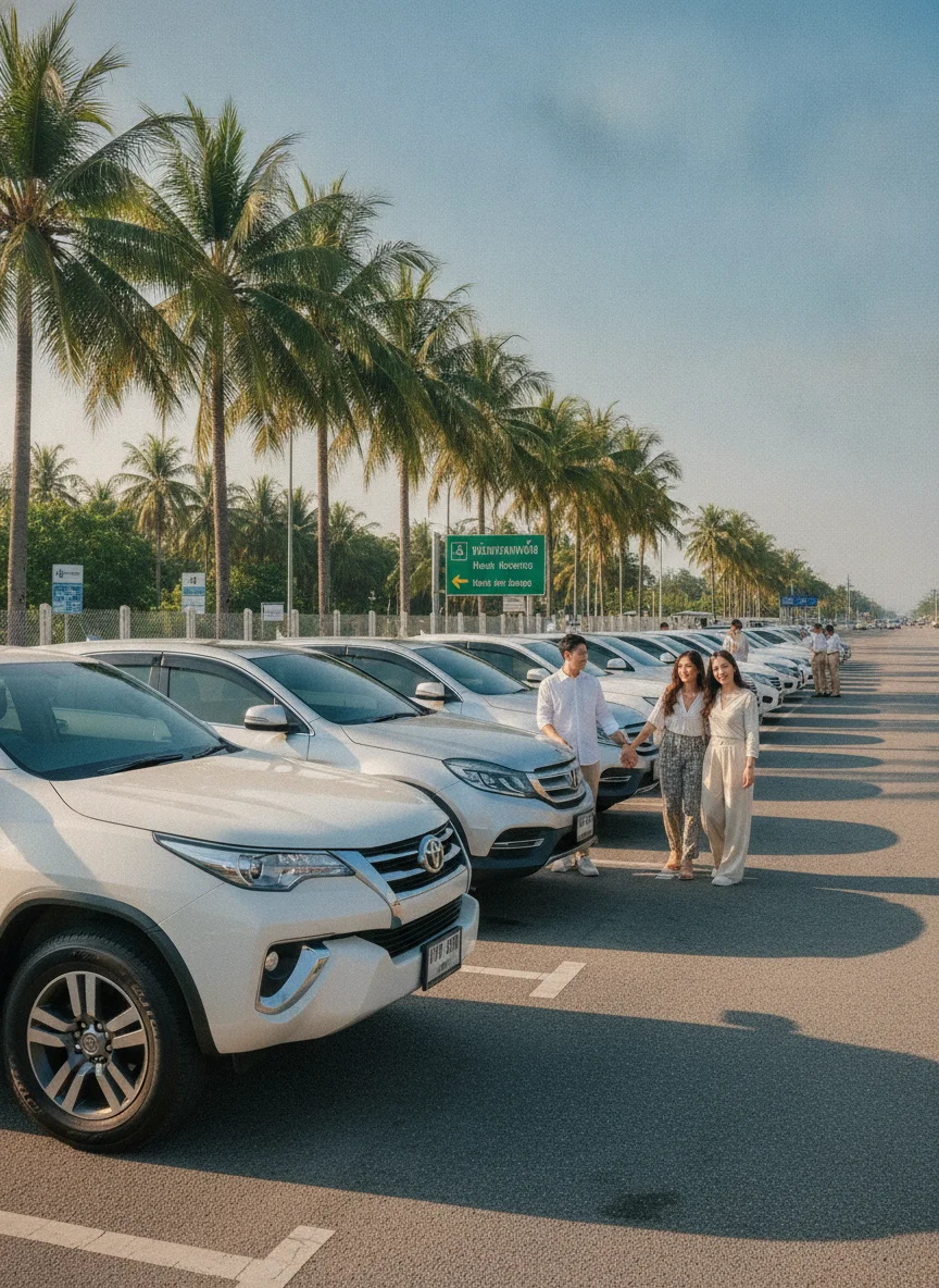 Rental car pickup fleet Rental car pickup fleet