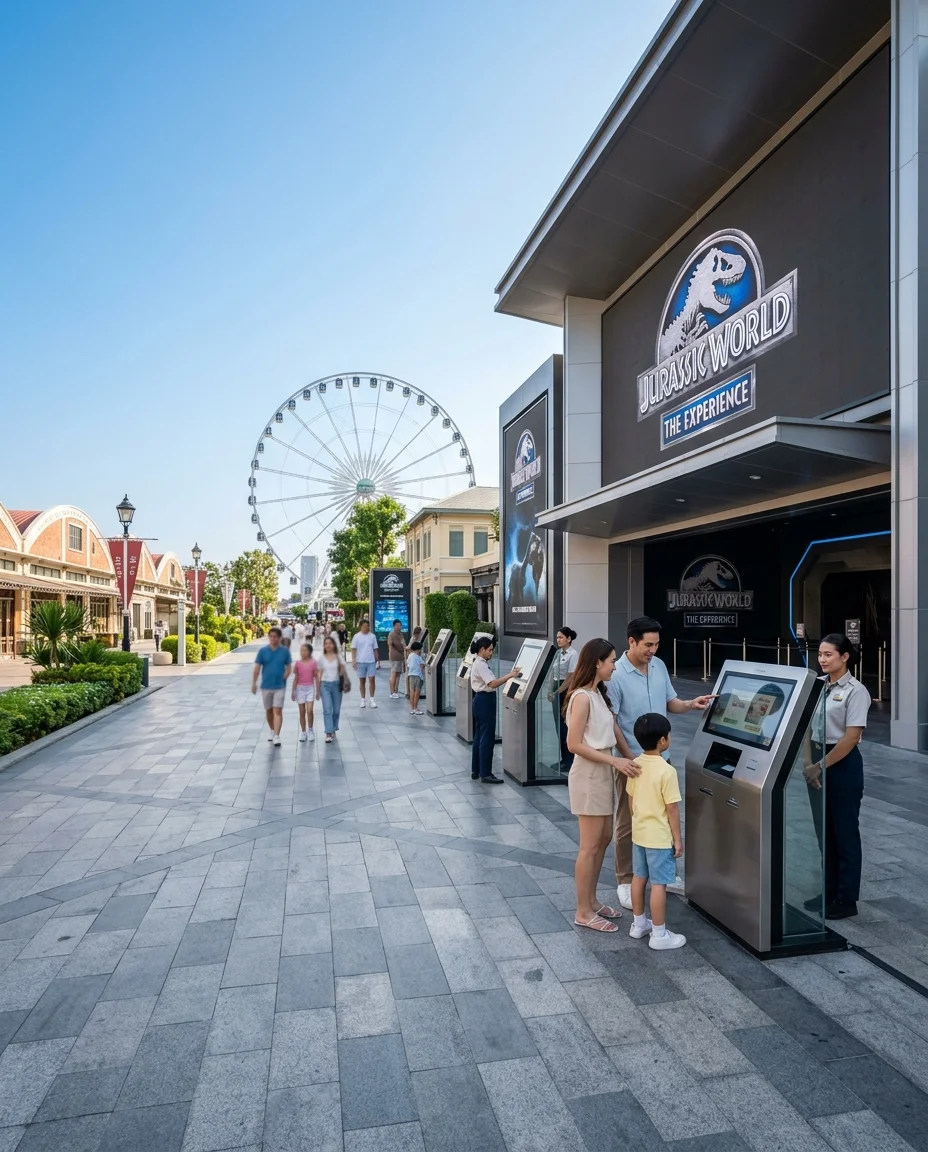 Jurassic World: The Experience Entrance at Asiatique The Riverfront