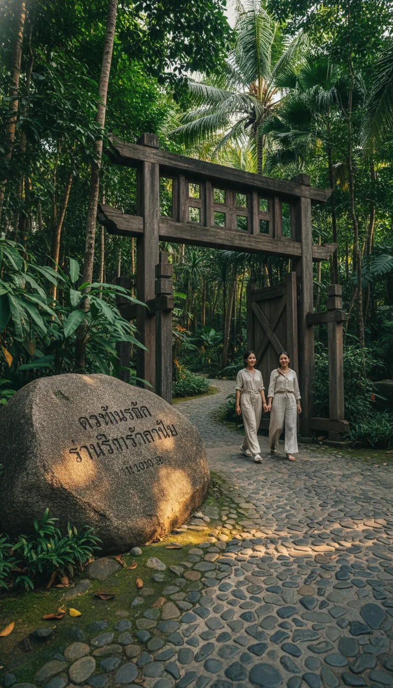 Kamalaya Koh Samui Entrance Gateway Kamalaya Koh Samui Entrance Gateway
