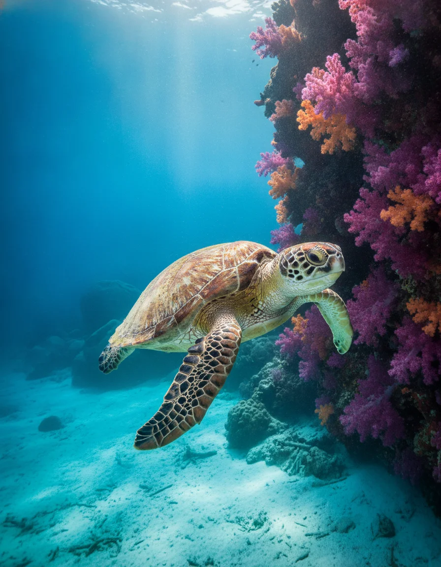 Green Sea Turtle (Chelonia mydas) Green Sea Turtle (Chelonia mydas)