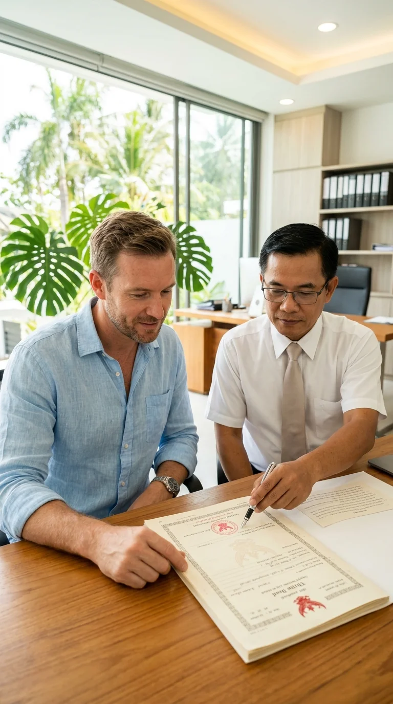 UK buyer and Thai property lawyer UK buyer and Thai property lawyer