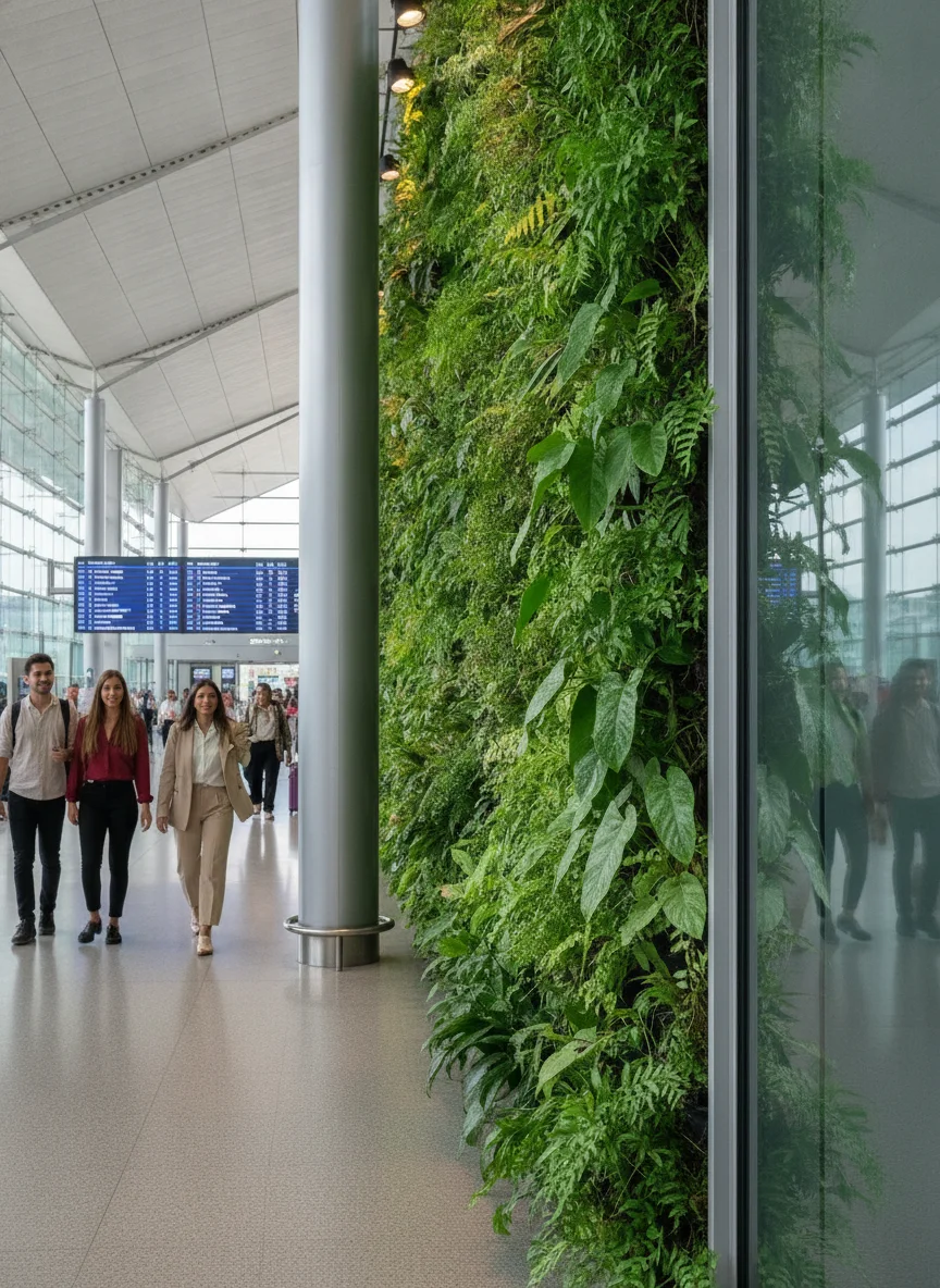 Krabi International Airport Terminal 3 Vertical Garden Krabi International Airport Terminal 3 Vertical Garden