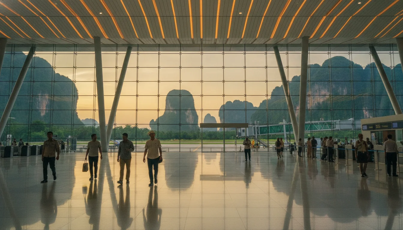Krabi International Airport Terminal 3 View Krabi International Airport Terminal 3 View
