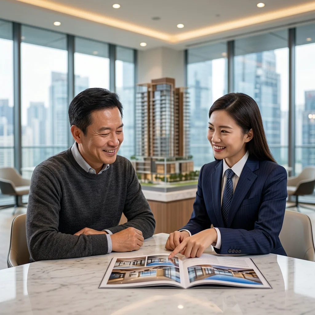 a prospective home buyer and a real estate developer's representative a prospective home buyer and a real estate developer's representative