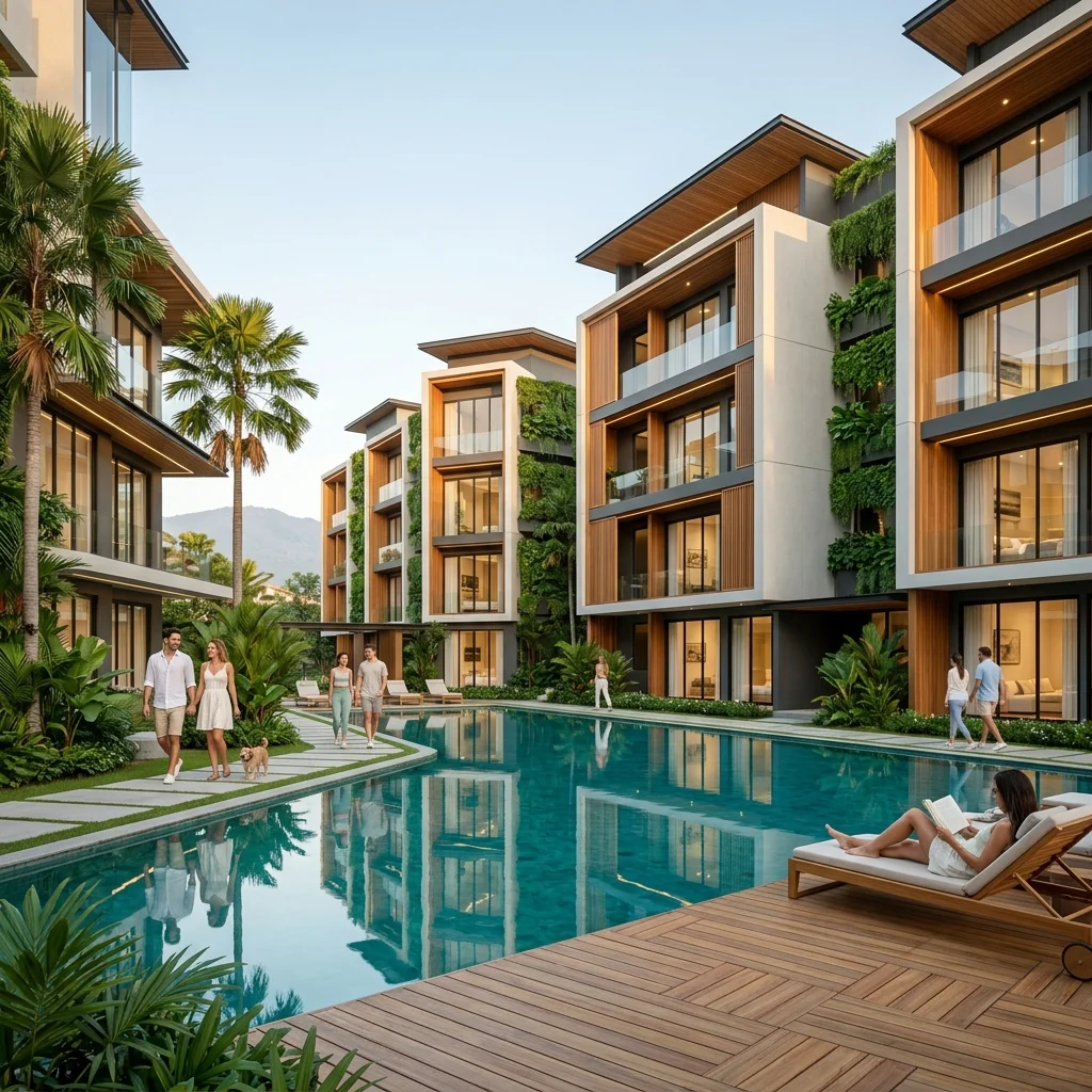 Modern luxury apartment development in Chiang Mai Modern luxury apartment development in Chiang Mai