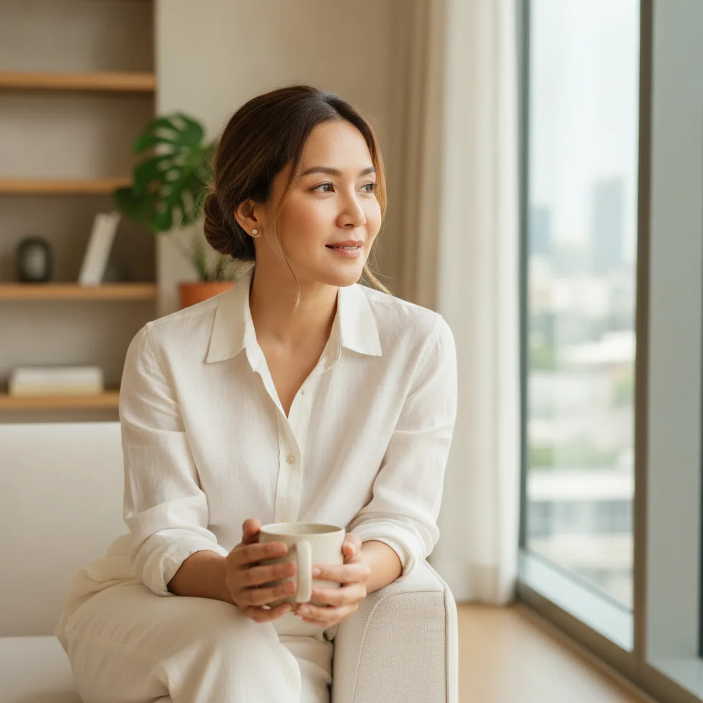 Thai woman in her mid-30s Thai woman in her mid-30s