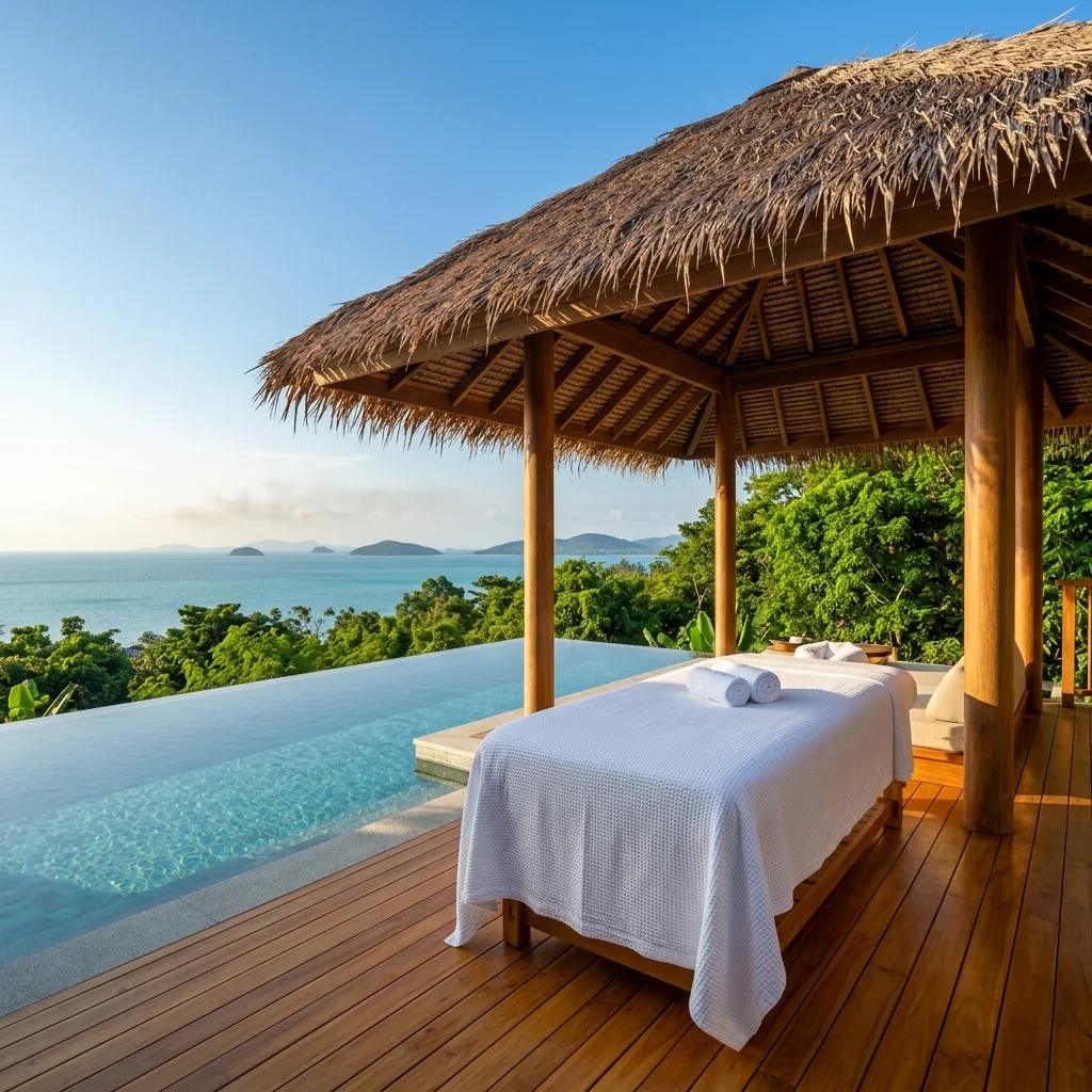 private open-air spa villa at Six Senses Samui private open-air spa villa at Six Senses Samui